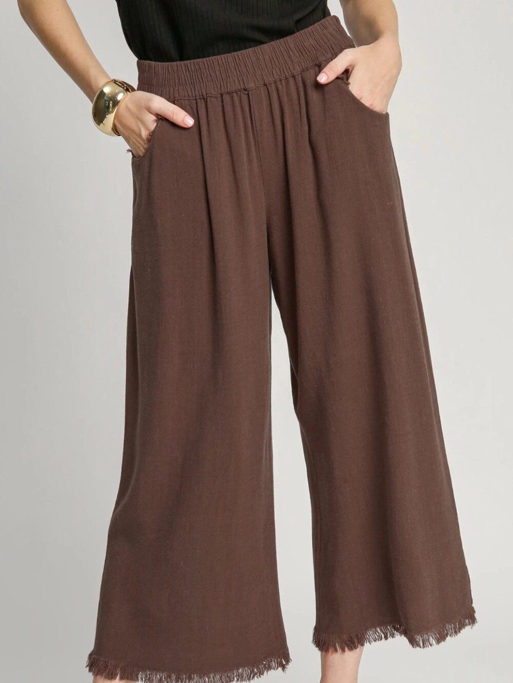 NWT Bobi Los Angeles Cropped Gauze Pants